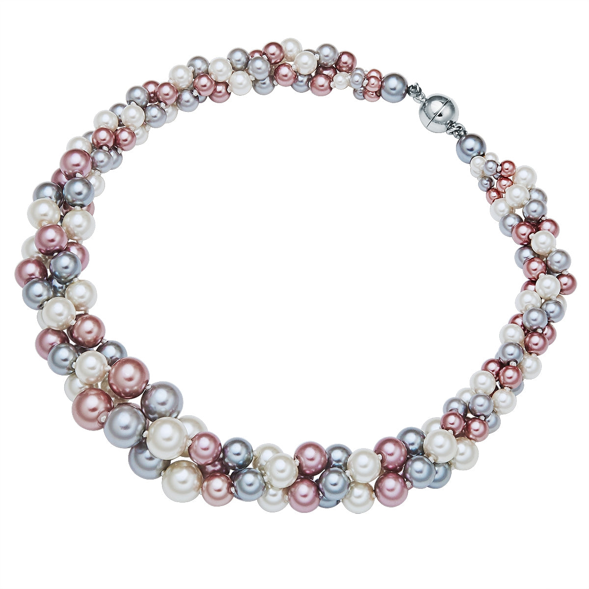 Kette Muschelkernperle multicolor