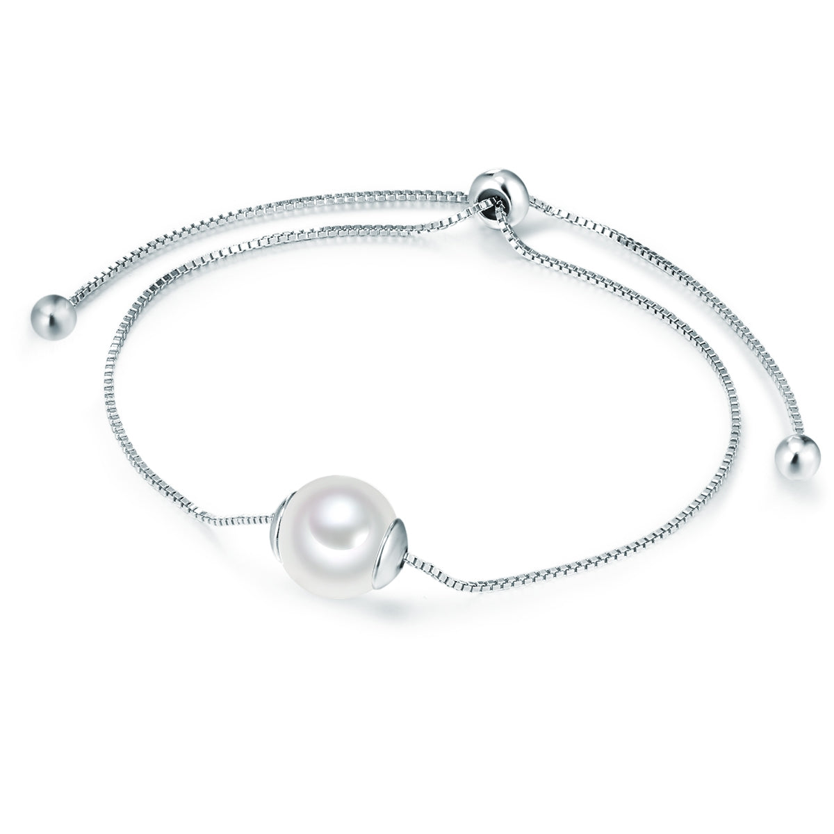 Armband Muschelkernperle weiß