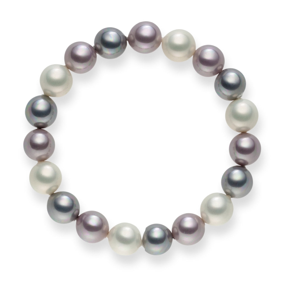 Armband Muschelkernperle multicolor