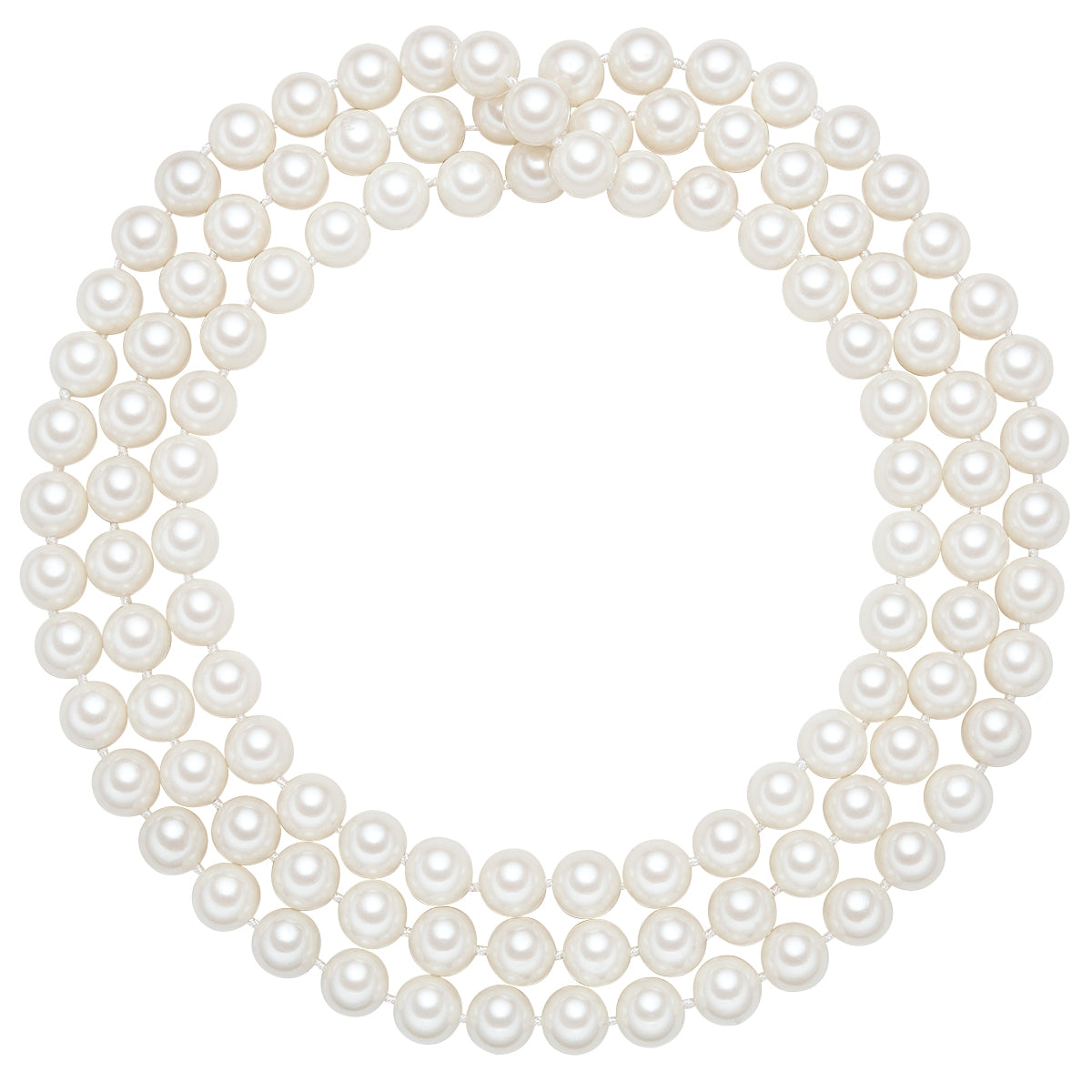 Kette Muschelkernperle weiß