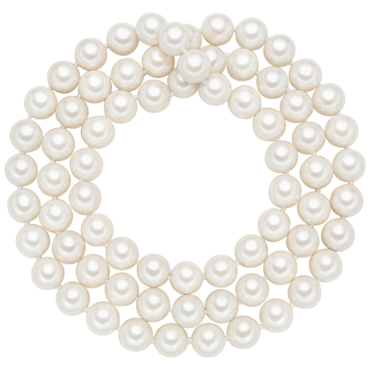 Kette Muschelkernperle weiß
