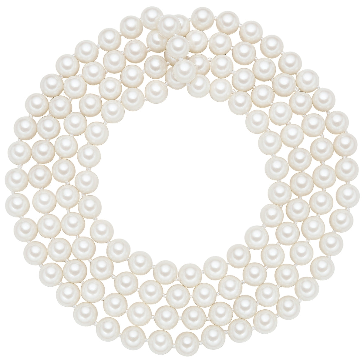 Kette Muschelkernperle weiß