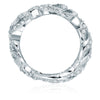 Ring verziert mit Kristallen von Swarovski® weiß