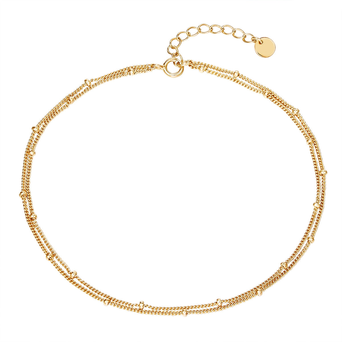 Fusskette gelbgold