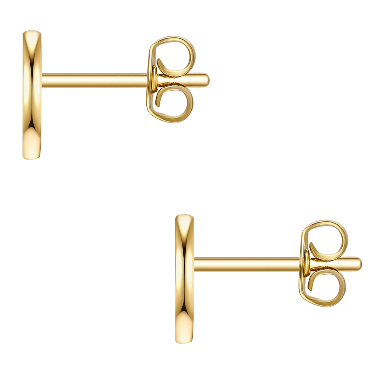 Ohrstecker Sterling Silber bicolor Diamant weiß