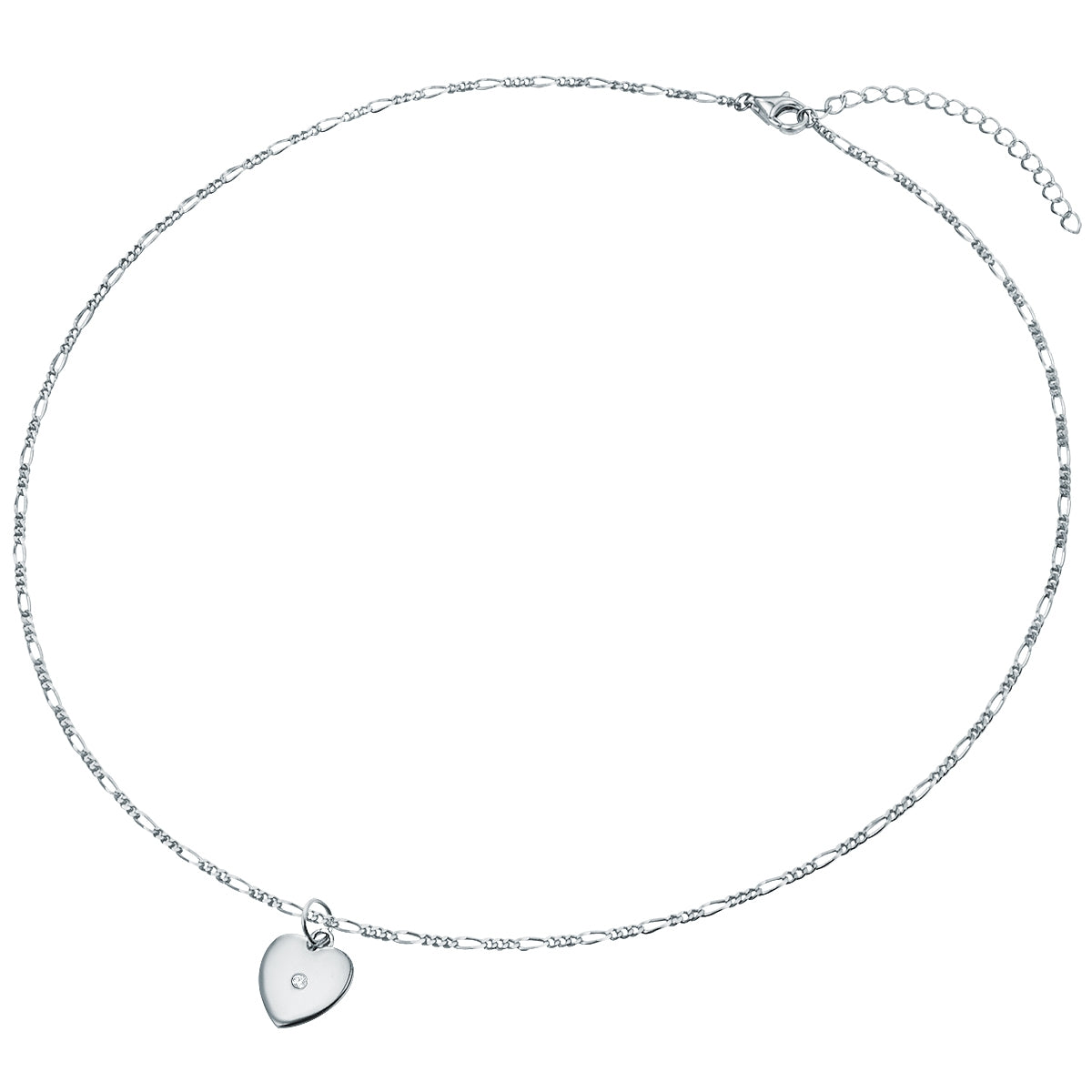 Kette mit Anhänger Sterling Silber Diamant weiß