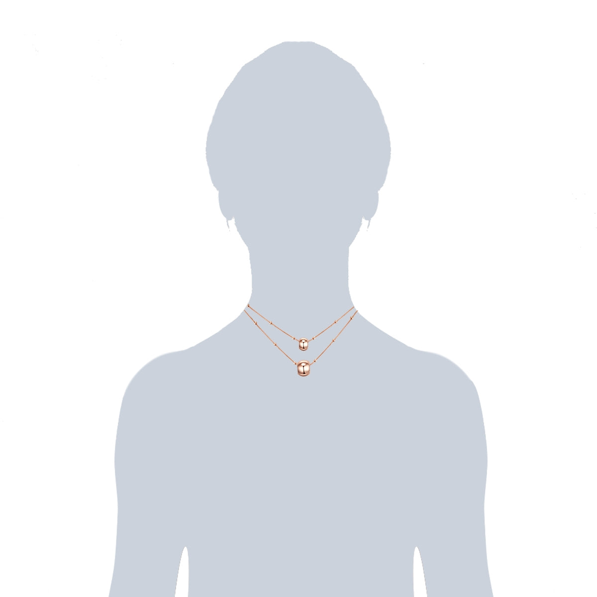 Kette mit Anhänger roségold