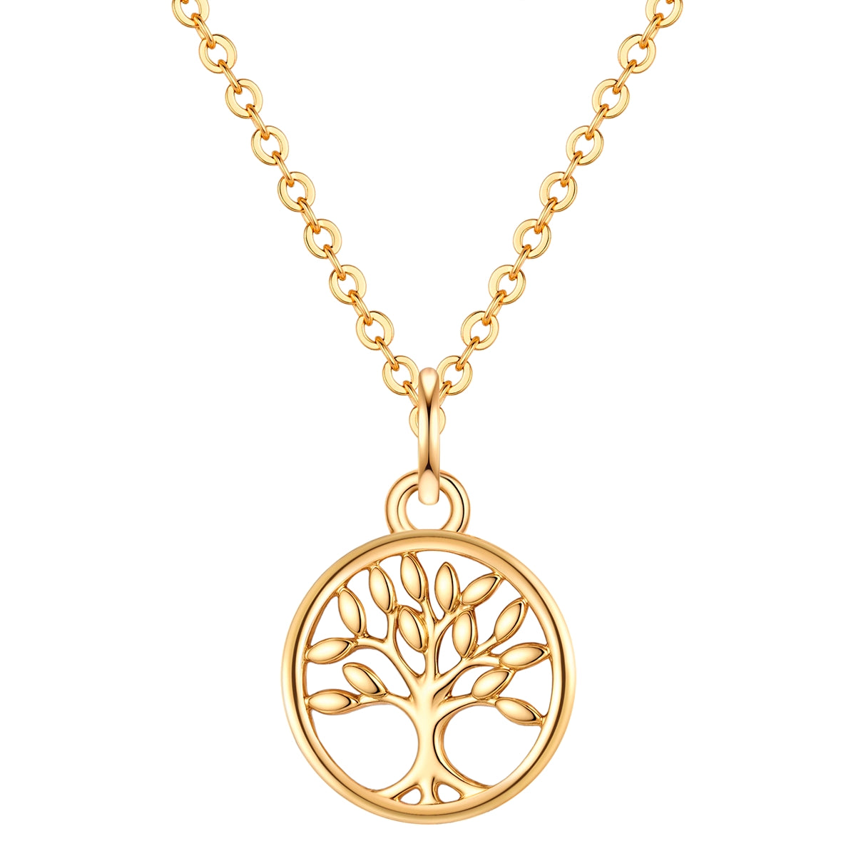 Kette mit Anhänger gelbgold Zirkonia weiß