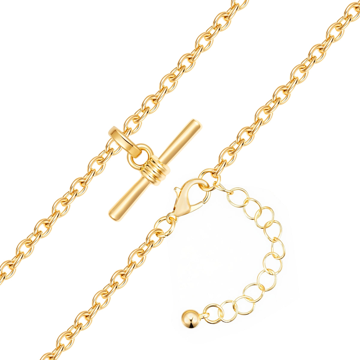Kette mit Anhänger gelbgold