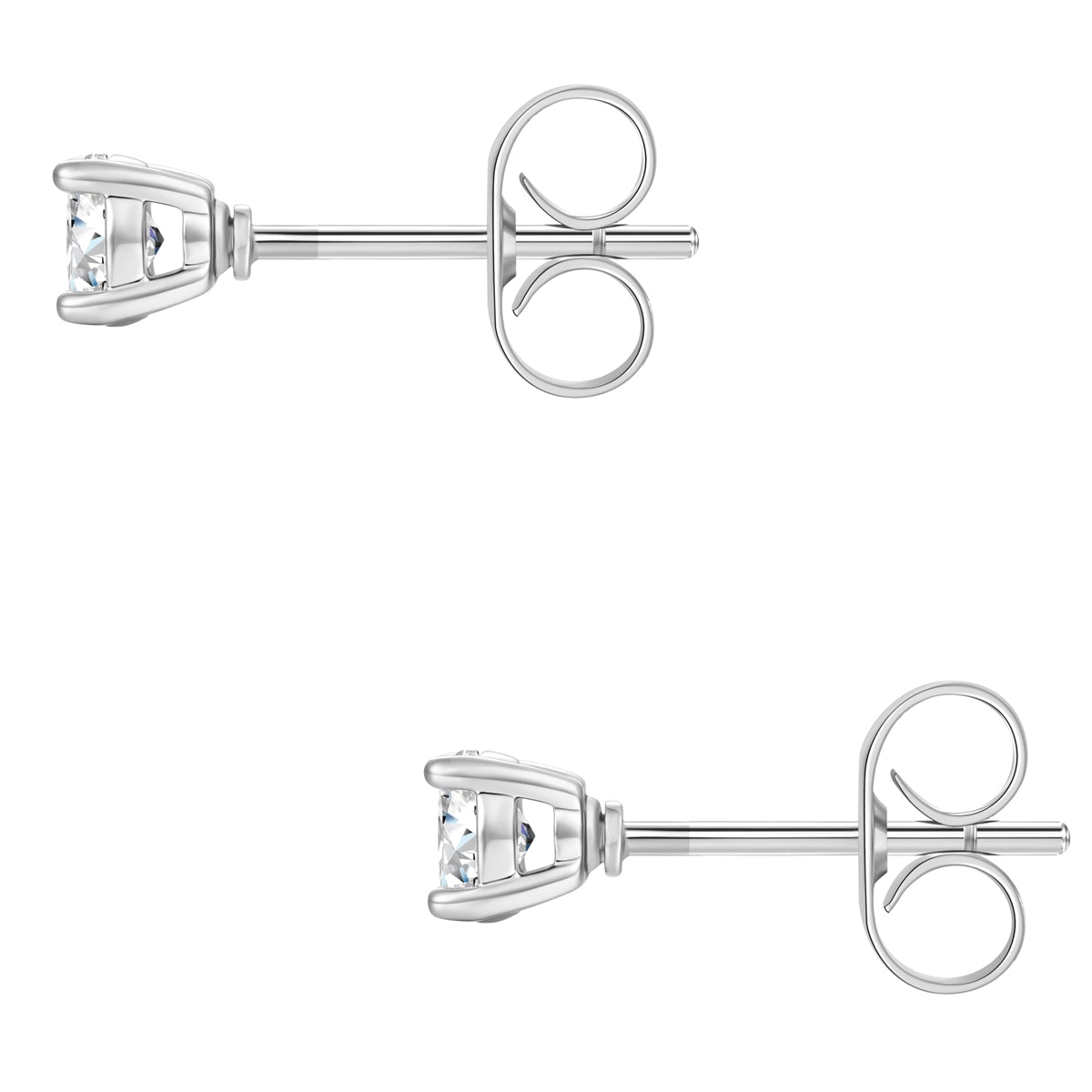 Ohrstecker Zirkonia weiß