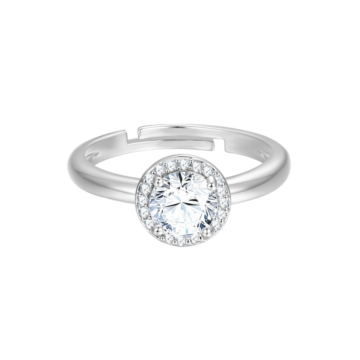 Ring Zirkonia weiß