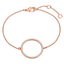 Armband roségold verziert mit Kristallen von Swarovski® weiß