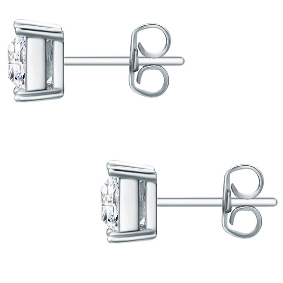Set (Kette+Ohrstecker) 
 verziert mit Kristallen von Swarovski® weiß