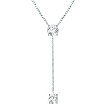  Kette verziert mit Kristallen von Swarovski® weiß