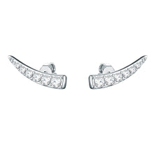  Ohrstecker verziert mit Kristallen von Swarovski® weiß