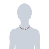 Kette Muschelkernperle multicolor