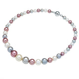 Kette Muschelkernperle multicolor