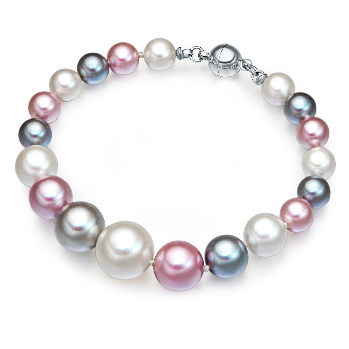 Armband Muschelkernperle multicolor