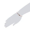 Armband roségold Süßwasser-Zuchtperle weiß Zirkonia weiß