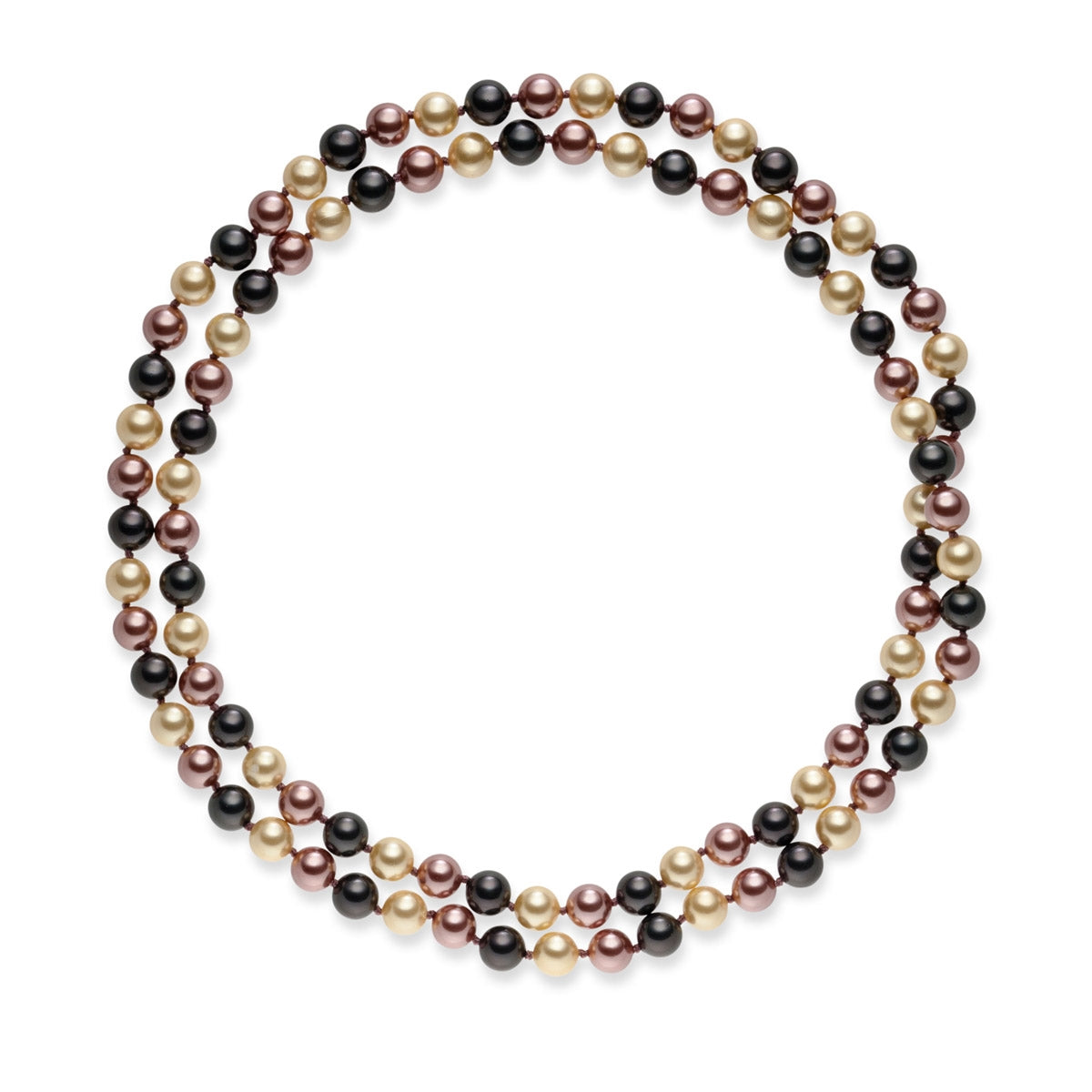 Kette Muschelkernperle multicolor