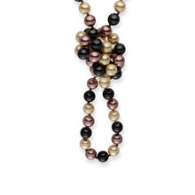  Kette Muschelkernperle multicolor
