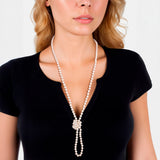 Kette Muschelkernperle weiß
