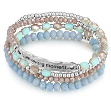  Armband Kristall bunt