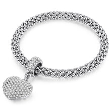  Armband Glaskristall weiß