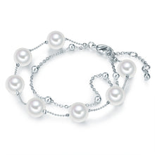  Armband Muschelkernperle weiß