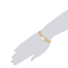 Armband gelbgold Süßwasser-Zuchtperle weiß