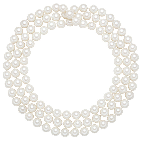 Kette Muschelkernperle weiß