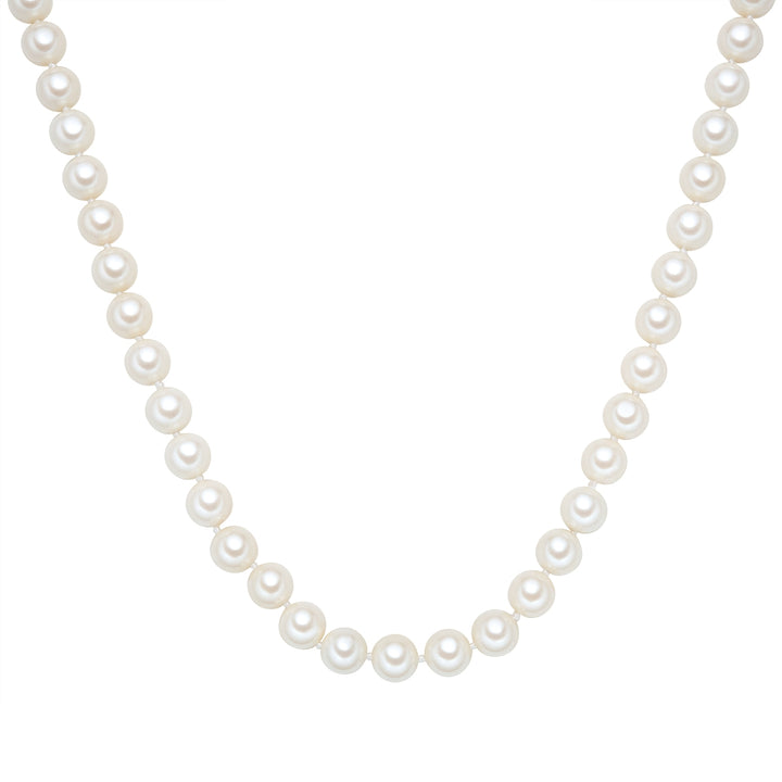 Kette Muschelkernperle weiß