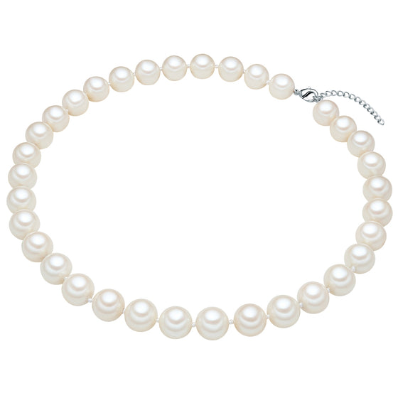 Kette Muschelkernperle weiß