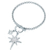 Armband Glas weiß
