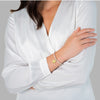 Armband gelbgold Süßwasser-Zuchtperle weiß