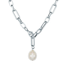  Kette Muschelkernperle weiß