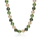 Kette Muschelkernperle multicolor