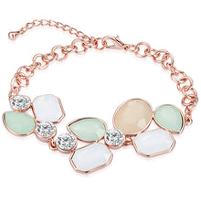  Armband roségold verziert mit Kristallen von Swarovski® weiß