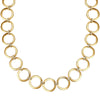 Kette gelbgold verziert mit Kristallen von Swarovski® weiß