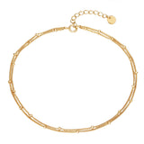 Fusskette gelbgold