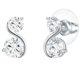 Ohrstecker Zirkonia weiß