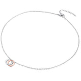 Kette mit Anhänger Sterling Silber Diamant weiß