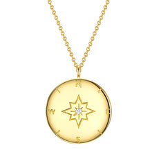  Kette mit Anhänger Sterling Silber gelbgold Diamant weiß