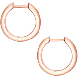 Klappcreolen Sterling Silber roségold Diamant weiß