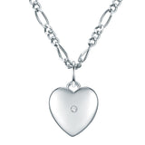 Kette mit Anhänger Sterling Silber Diamant weiß