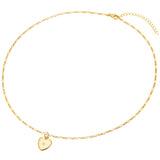 Kette mit Anhänger Sterling Silber gelbgold Diamant weiß