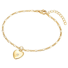  Armband Sterling Silber gelbgold Diamant weiß