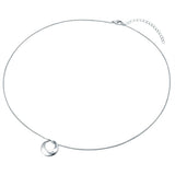 Kette mit Anhänger Sterling Silber Diamant weiß