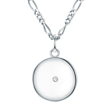  Kette mit Anhänger Sterling Silber Diamant weiß