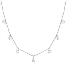  Kette mit Anhänger Sterling Silber Diamant weiß
